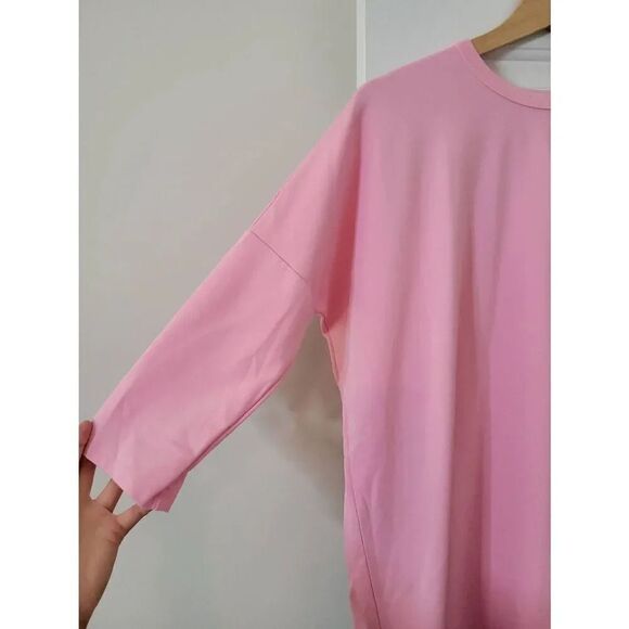 Pomander Place by Tuckernuck Pink Sue Sweatshirt Dress T-Shirt Shift M/L NWOT - Picture 5 of 10